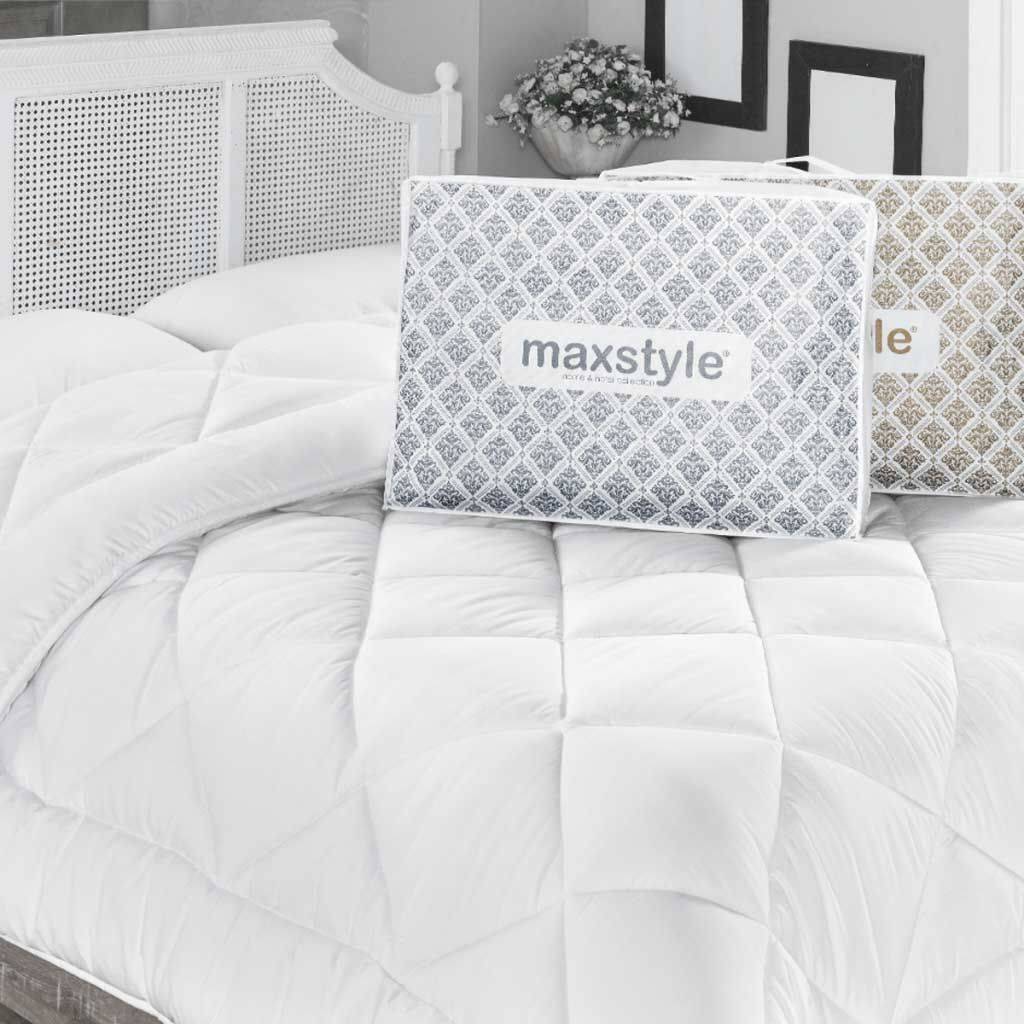 Maxstyle Damask Yorgan Çift Kişilik 195x215 Cm - Maxstyle