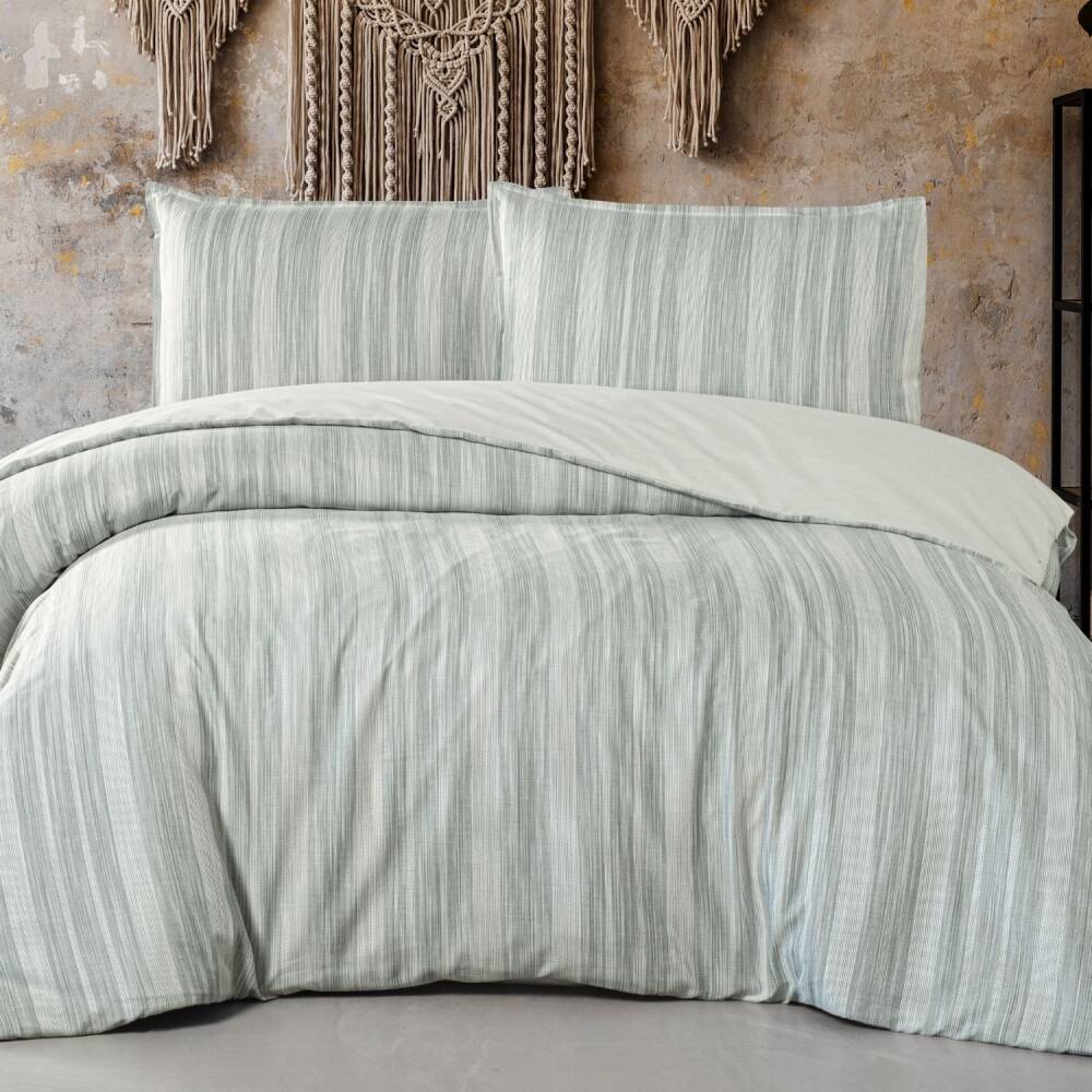 Maxstyle Lux Cotton Nevresim Takımı Tek Kişilik Gri 160X220 - 4