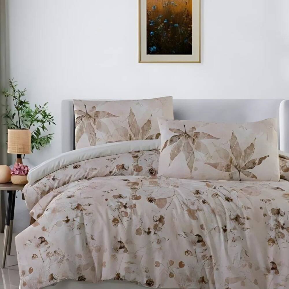 Maxstyle Poplin Deluxe Digital Pamara Çift Kişilik Nevresim Takımı 220X240 cm - Maxstyle