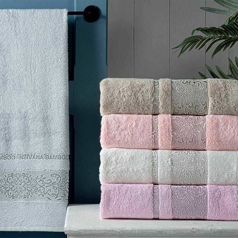 Nirvana Bamboo Havlu 50x90 Cm Lila - Maxstyle