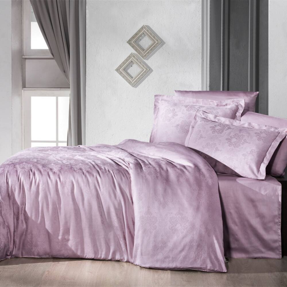 Saınt Louıs Prestige Gül Kurusu Çift Kişilik Nevresim Takımı 200x220 Cm - SAINT LOUIS