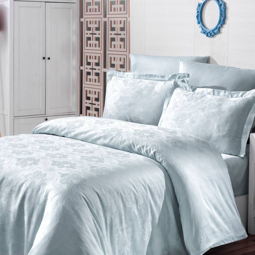 Saınt Louıs Prestige Mint Çift Kişilik Nevresim Takımı 200x220 Cm - SAINT LOUIS